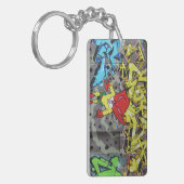 Superbunny Graffiti Sleutelhanger (Voorkant Links)