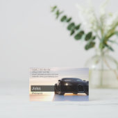 Supercar Car Dealer Visitekaartje (Staand voorkant)