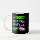 Supercar Cool Car Guy Srts Racing Fan Graphic Men Koffiemok (Links)