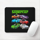 Supercar Cool Car Guy Srts Racing Fan Graphic Men  Muismat (Met muis)