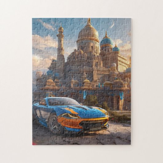 Supercar cool mooi klooster legpuzzel (Verticaal)