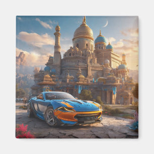 Supercar cool mooi klooster magneet