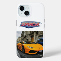 Supercar iPhone 15 Hoesje design.