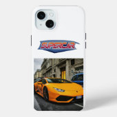 Supercar iPhone 15 Plus Hoesje Design. (Achterkant)