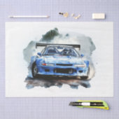 Supercar Racing Car Decoupage Tissuepapier (Craft)
