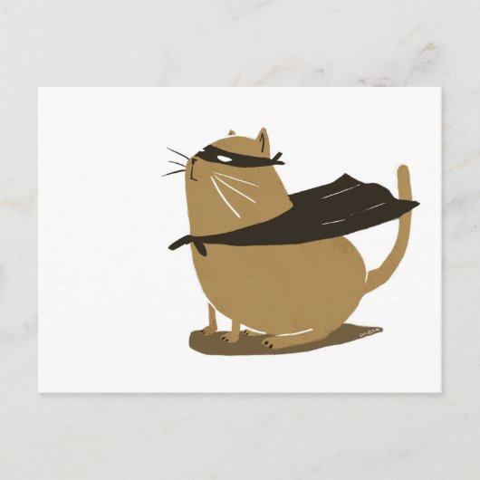 Supercat Briefkaart (Voorkant)