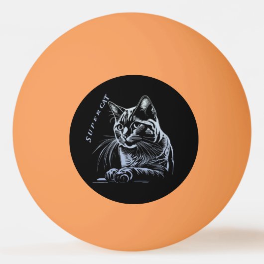 Supercat Pingpongbal (Voorkant)
