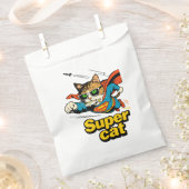 Supercat vliegt met vis  bedankzakje (Geknipt)