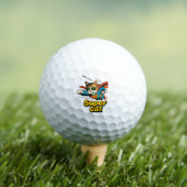 Supercat vliegt met vis golfballen (Insitu Shirt)