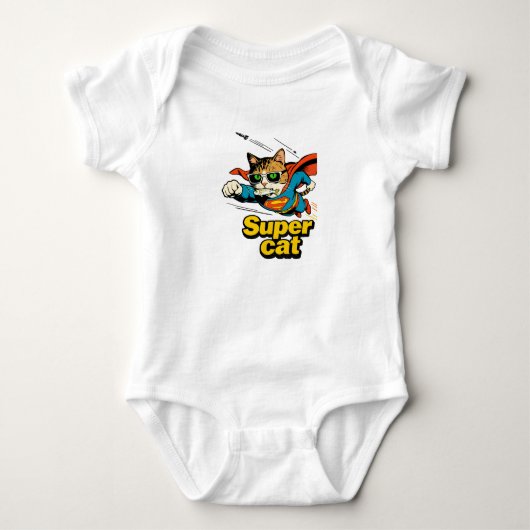 Supercat vliegt met vis romper (Voorkant)