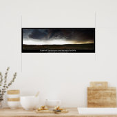 Supercel boven Nebraska Sandhills Poster (Keuken)