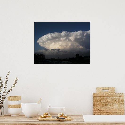 Supercel Coud Storm Poster (Keuken)