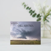 Supercel Thunderstorm over een Oklahoma Prairie Briefkaart (Staand voorkant)