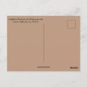 Supercell Thunderstorm nadert Severy Kansas Briefkaart (Achterkant)