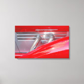 Supercharged zilver canvas afdruk (Voorkant)