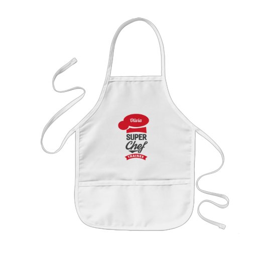 SuperChef Trainee Kinder Apron Kinder Schort (Voorkant)