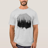 SuperCity Landschap BW T-shirt (Voorkant)