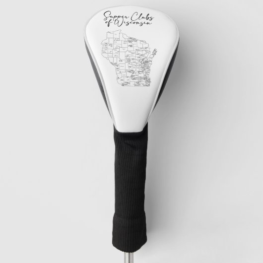 Superclubs van Wisconsin Golfheadcover (Voorkant)
