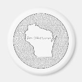 Superclubs van Wisconsin Magneet (Voorkant)