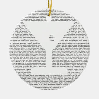 Superclubs van Wisconsin - Martini Keramisch Ornament