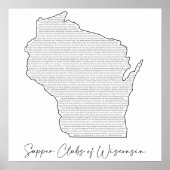 Superclubs van Wisconsin Poster (Voorkant)