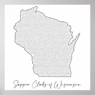 Superclubs van Wisconsin Poster
