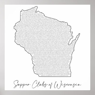 Superclubs van Wisconsin Poster