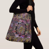 Supercool Girly Baroque Pattern II Crossbody Tas (Dichtbij)