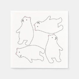 Supercool Polar Beer Summer Theme Party Servet