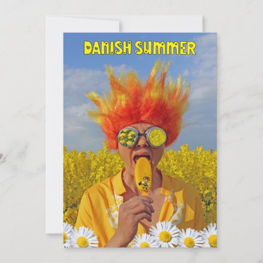 Supercoole Deense zomerwenskaart! Kaart (Voorkant)