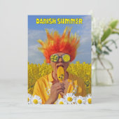 Supercoole Deense zomerwenskaart! Kaart (Staand voorkant)
