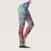 Supercoole leggings met een abstract kleurrijk pat (Rechts)