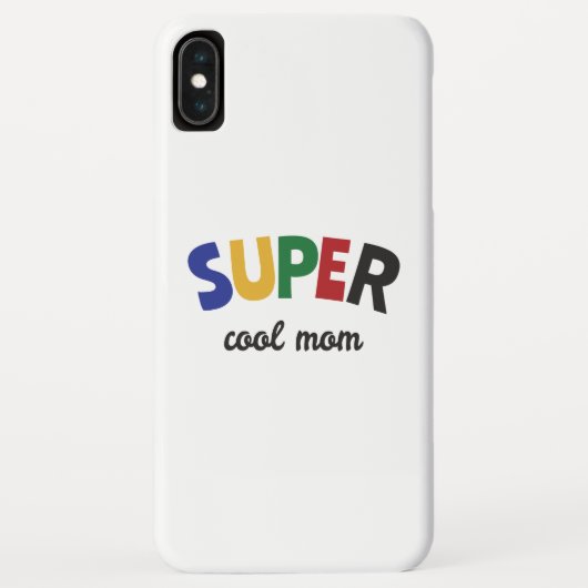 Supercoole moeder Case-Mate iPhone case (Achterkant)