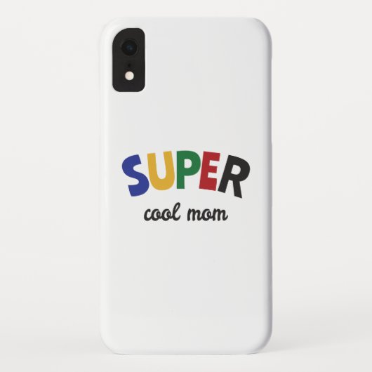 Supercoole moeder Case-Mate iPhone case (Achterkant)