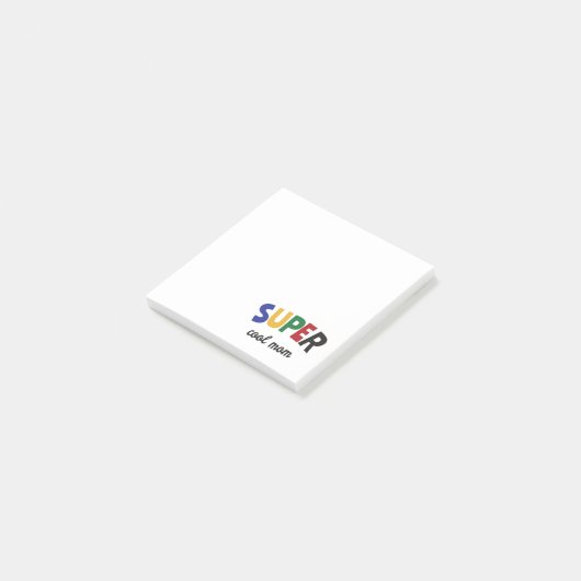 Supercoole moeder post-it® notes (Schuin)