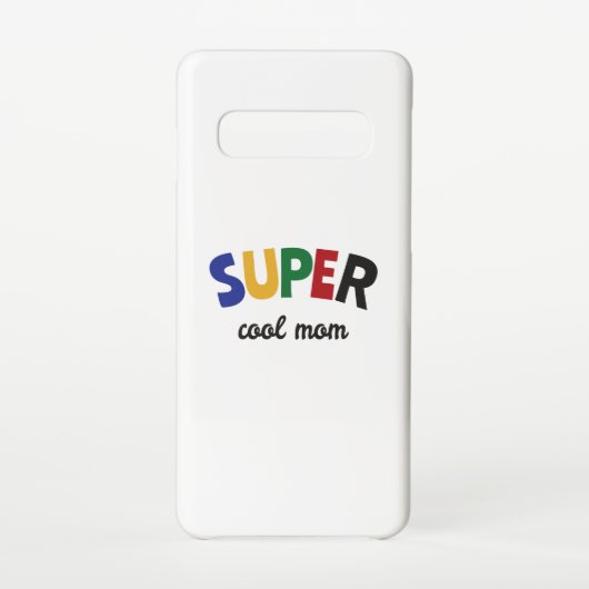 Supercoole moeder samsung galaxy hoesje (Achterkant)