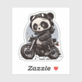Supercoole panda-Sticker Sticker (Vel)