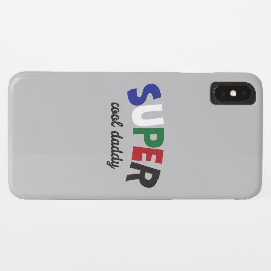 Supercoole papa Case-Mate iPhone case (Achterkant (horizontaal))