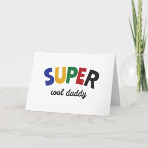 Supercoole papa kaart