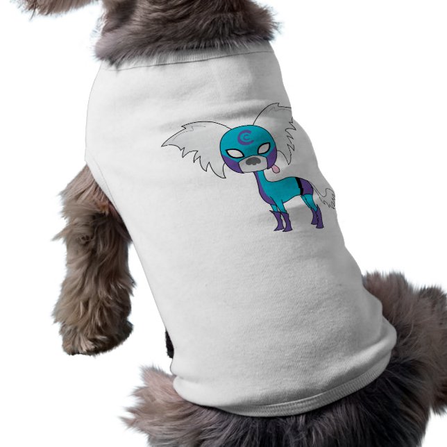 SuperCresteds - Kapitein Crestie - T-shirt Pet (Achterkant)