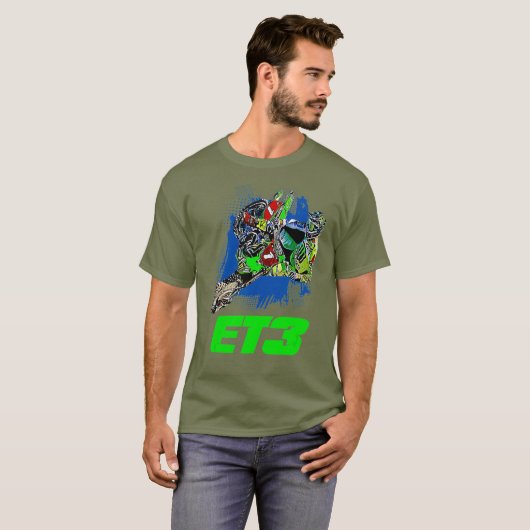 Supercross 2021 Motocross 2021 T-shirt (Voorkant volledig)