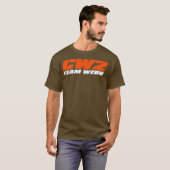 Supercross and Motocross Front and Back CW2 T-shirt (Voorkant volledig)