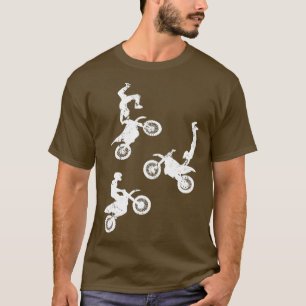 Supercross Dirt Bike Stunts Bike Wheelie T-shirt