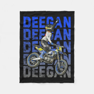 Supercross Motorcross Haiden-Degs-gevaar Halloween Fleece Deken