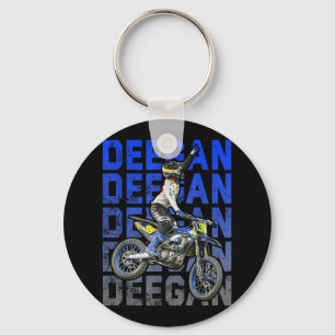 Supercross Motorcross Haiden-Degs-gevaar Halloween Sleutelhanger