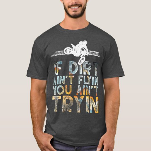 Supercross MX Motocross Ride Funny Dirt Bike T-shirt (Voorkant)