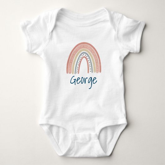 Supercute Boho regenboog Baby Body Romper (Voorkant)