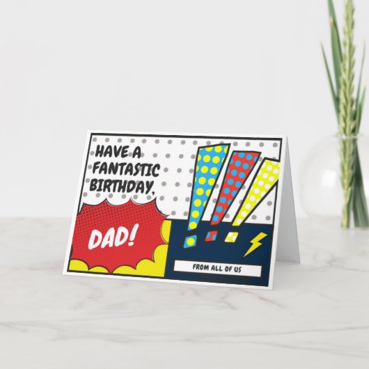 SuperDad Boday-kaart Kaart (Voorkant)