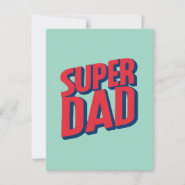 Superdad Briefkaart
