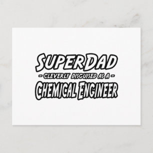 SuperDad...Chemisch ingenieur Briefkaart